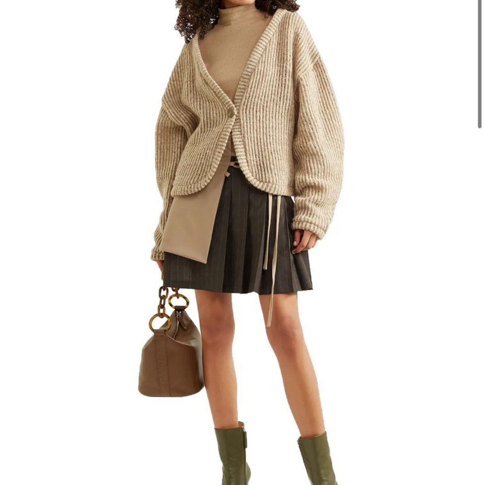 Aaizél asymmetric pleated skirt